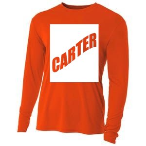 Carter Valentine Friend Son Husband First Name Family Gift Cooling Performance Long Sleeve Crew