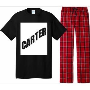 Carter Valentine Friend Son Husband First Name Family Gift Pajama Set