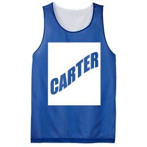 Carter Valentine Friend Son Husband First Name Family Gift Mesh Reversible Basketball Jersey Tank