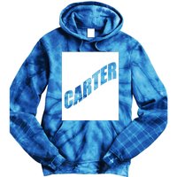 Carter Valentine Friend Son Husband First Name Family Gift Tie Dye Hoodie