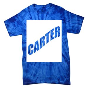 Carter Valentine Friend Son Husband First Name Family Gift Tie-Dye T-Shirt