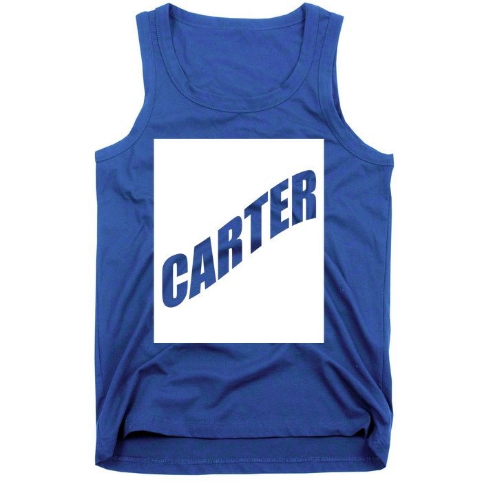 Carter Valentine Friend Son Husband First Name Family Gift Tank Top