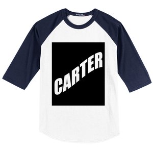 Carter Valentine Friend Son Husband First Name Family Gift Baseball Sleeve Shirt