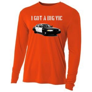 Crown Vic Funny P71 Punny Car Enthusiast Cooling Performance Long Sleeve Crew