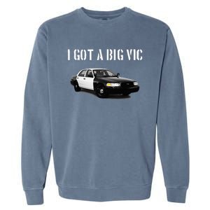 Crown Vic Funny P71 Punny Car Enthusiast Garment-Dyed Sweatshirt