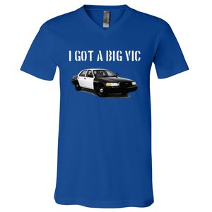 Crown Vic Funny P71 Punny Car Enthusiast V-Neck T-Shirt