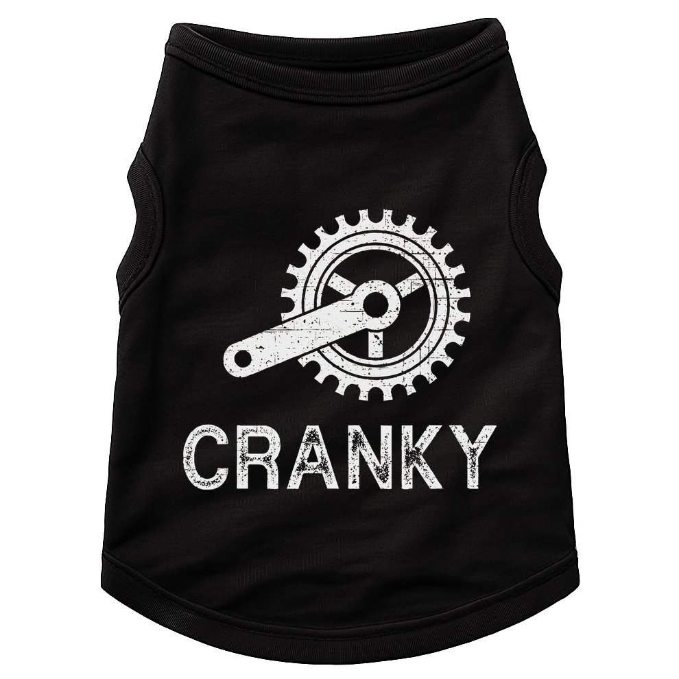 Cranky Vintage Funny Bicycle Lovers Cycling Cranky Doggie Tank