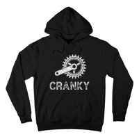 Cranky Vintage Funny Bicycle Lovers Cycling Cranky Hoodie