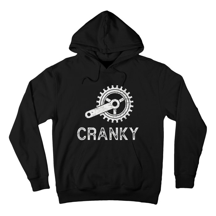 Cranky Vintage Funny Bicycle Lovers Cycling Cranky Hoodie