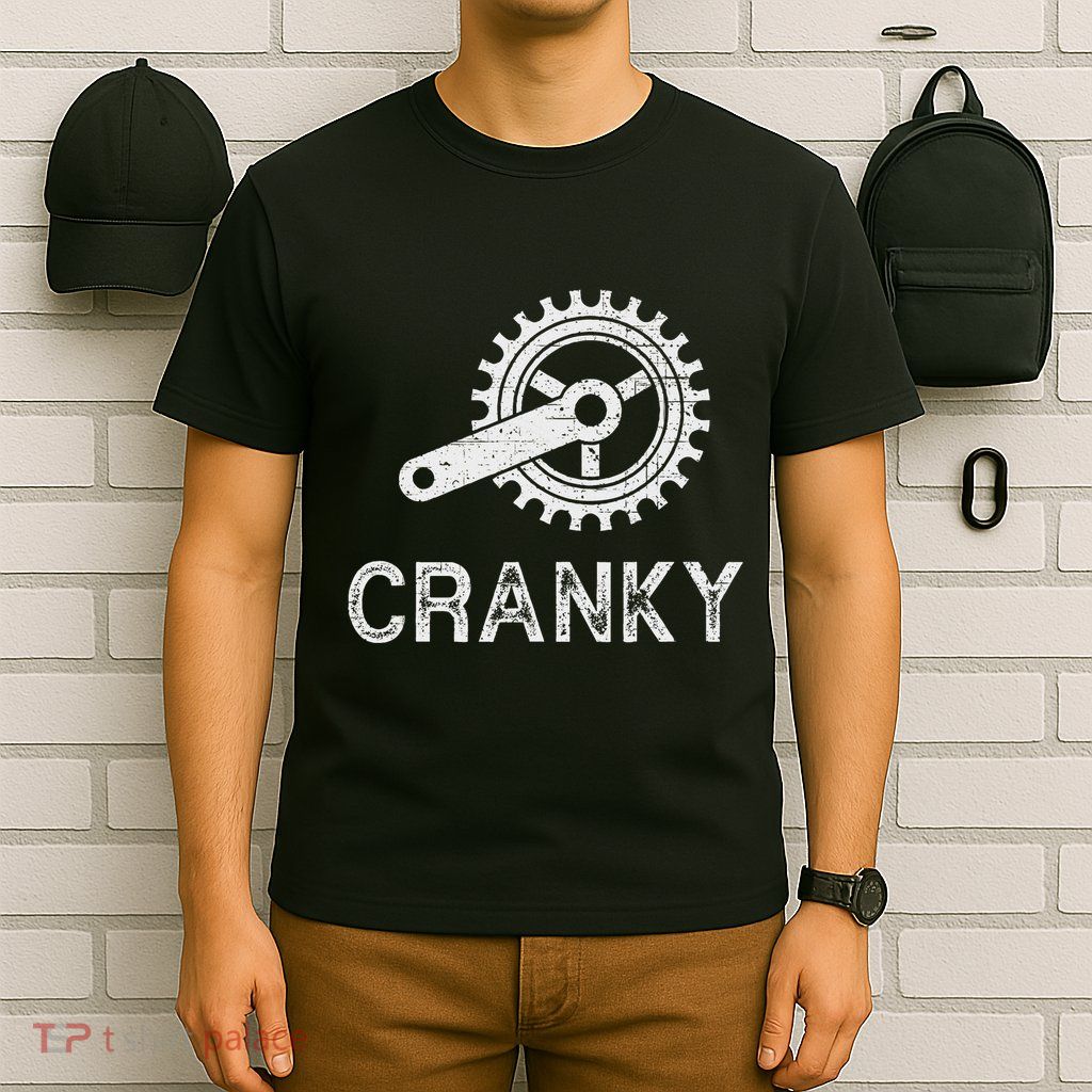 Cranky Vintage Funny Bicycle Lovers Cycling Cranky T-Shirt