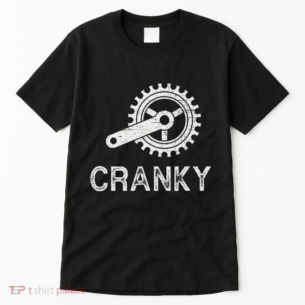 Cranky Vintage Funny Bicycle Lovers Cycling Cranky Tall T-Shirt