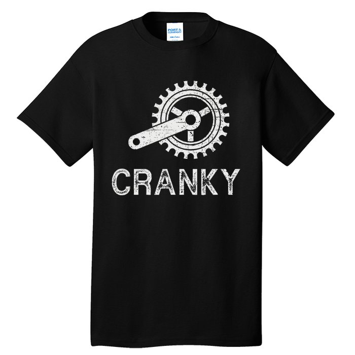 Cranky Vintage Funny Bicycle Lovers Cycling Cranky Tall T-Shirt