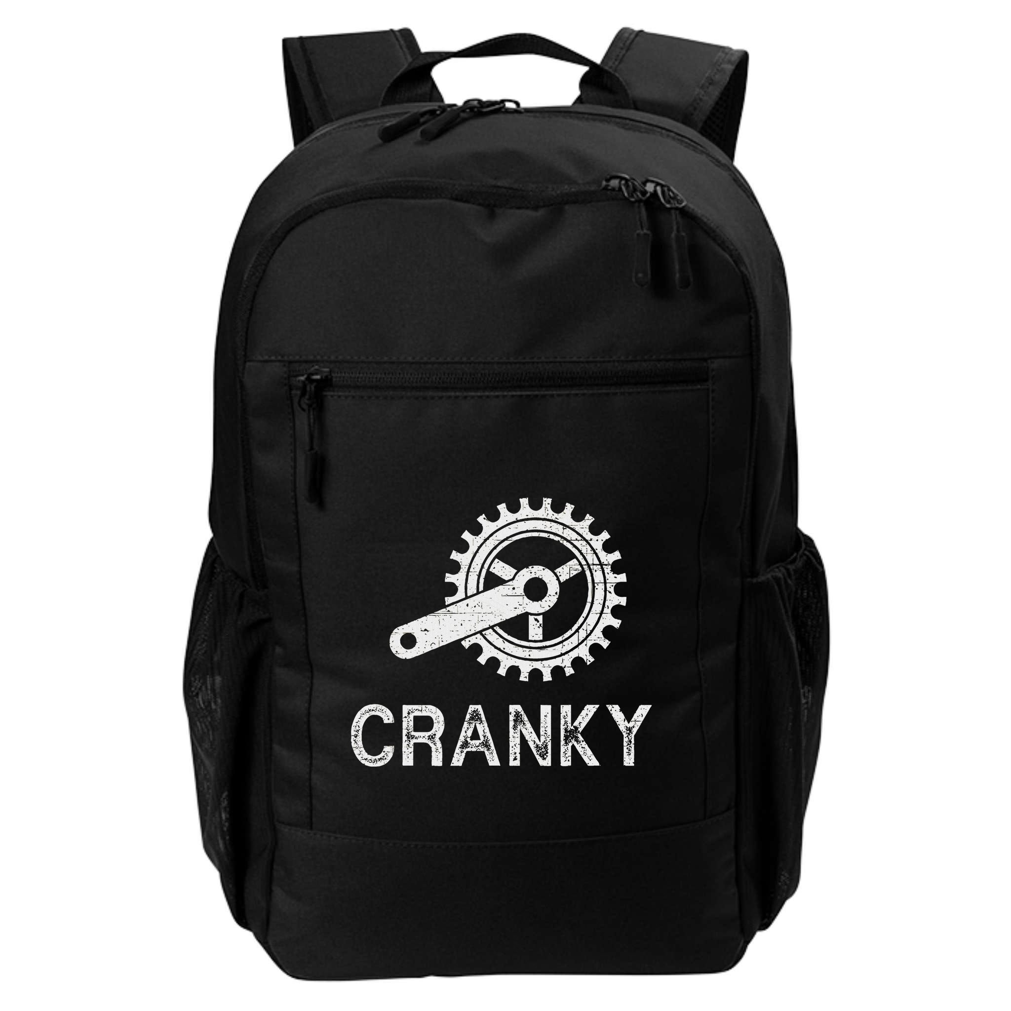 Cranky Vintage Funny Bicycle Lovers Cycling Cranky Backpack