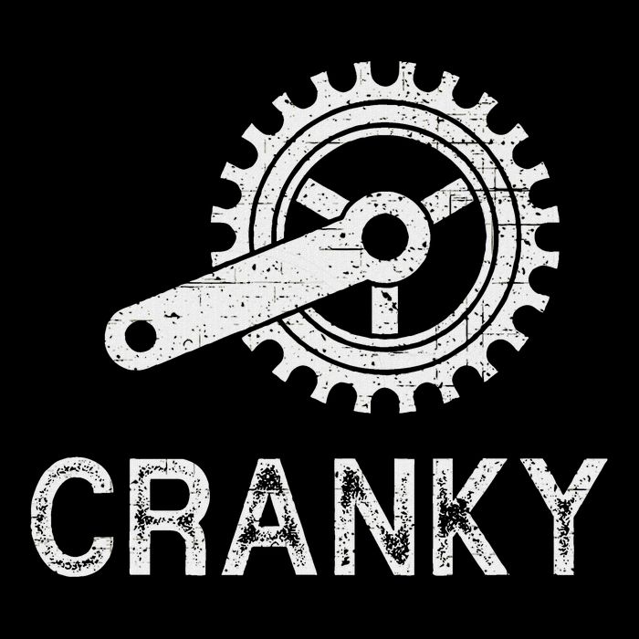 Cranky Vintage Funny Bicycle Lovers Cycling Cranky Backpack