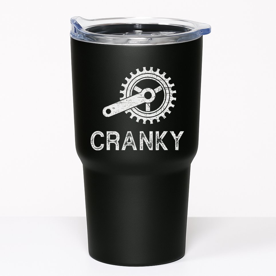 Cranky Vintage Funny Bicycle Lovers Cycling Cranky Tumbler