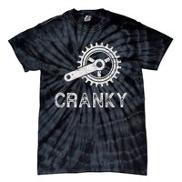 Cranky Vintage Funny Bicycle Lovers Cycling Cranky Tie-Dye T-Shirt