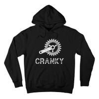 Cranky Vintage Funny Bicycle Lovers Cycling Cranky Tall Hoodie