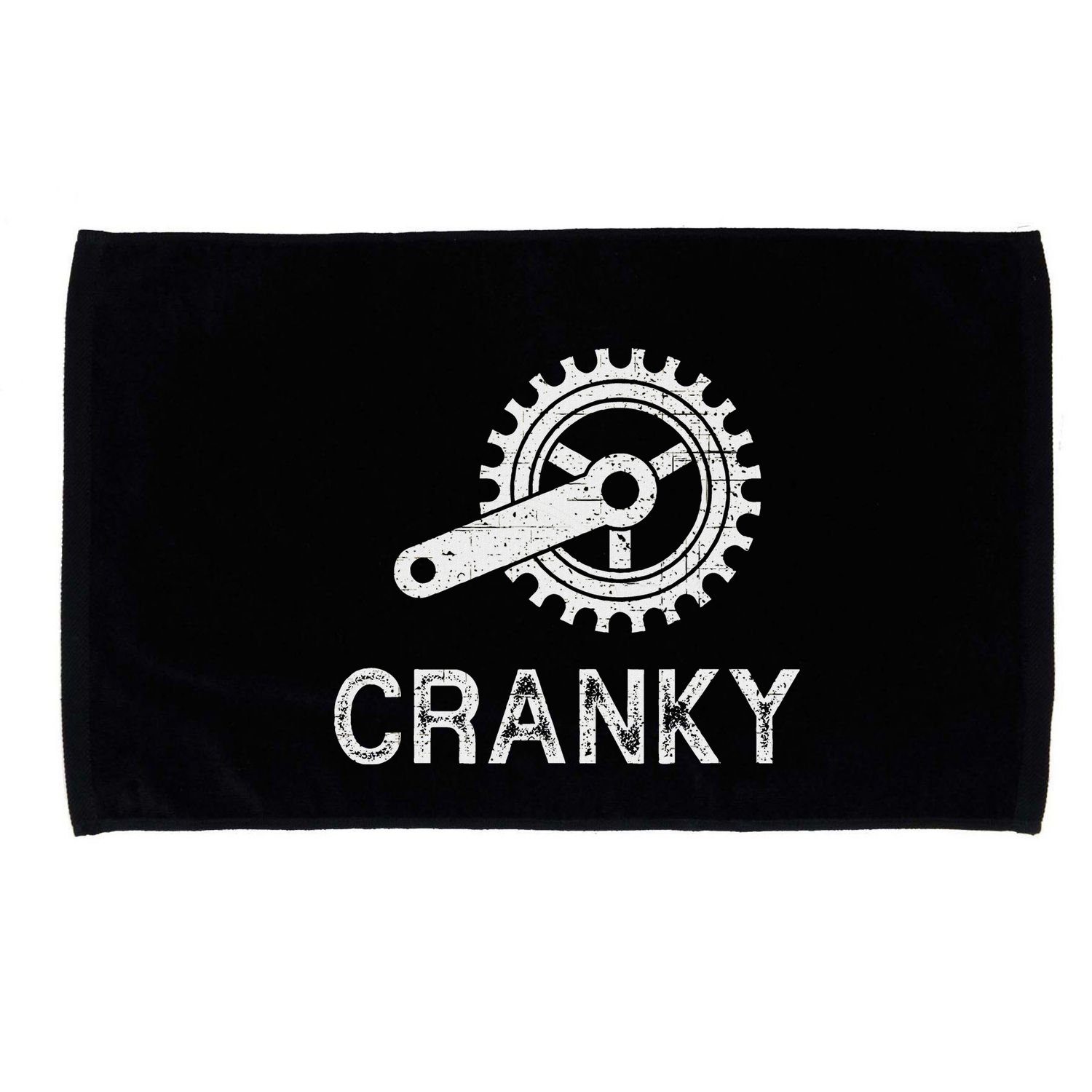 Cranky Vintage Funny Bicycle Lovers Cycling Cranky Microfiber Hand Towel