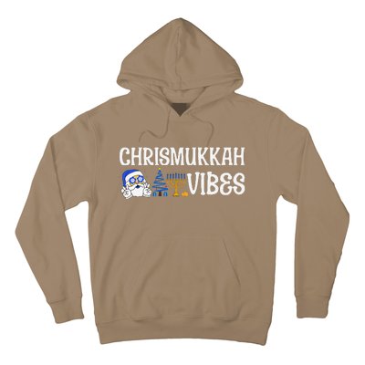 Chrismukkah Vibes Funny Santa Hanukkah Jewish Chanukah Hoodie