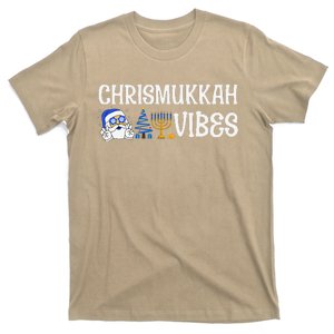 Chrismukkah Vibes Funny Santa Hanukkah Jewish Chanukah T-Shirt