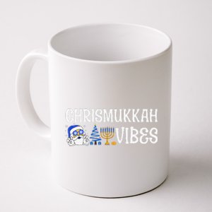 Chrismukkah Vibes Funny Santa Hanukkah Jewish Chanukah Coffee Mug