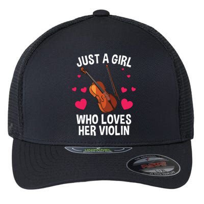 Cool Violin For Women Girl Fiddle Music Lover Violin Player Flexfit Unipanel Trucker Cap