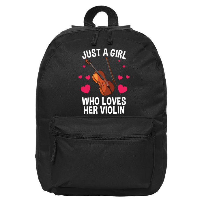 Cool Violin For Women Girl Fiddle Music Lover Violin Player 16 in Basic Backpack