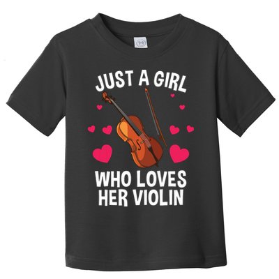 Cool Violin For Women Girl Fiddle Music Lover Violin Player Toddler T-Shirt