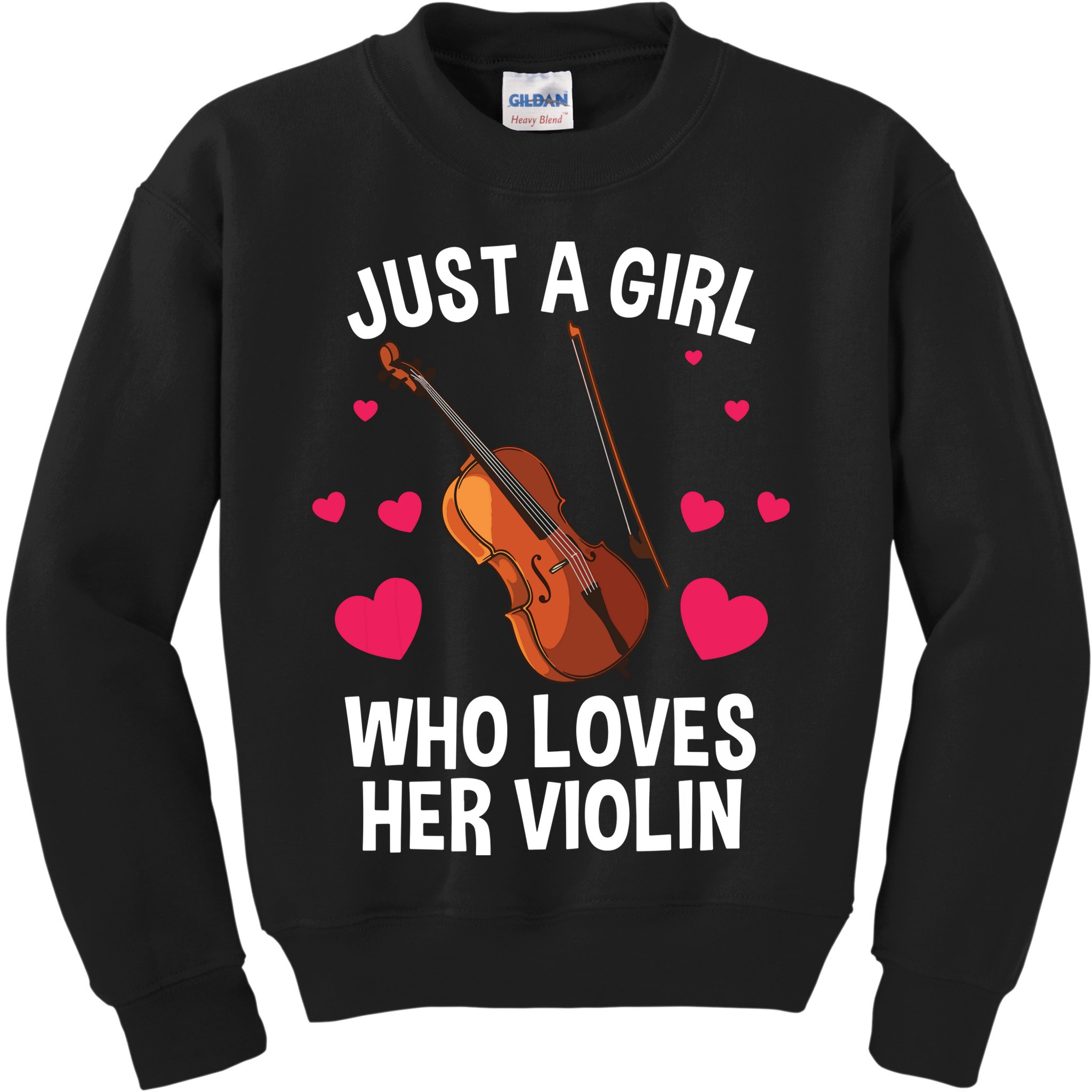 Cool Violin For Women Girl Fiddle Music Lover Violin Player Kids Sweatshirt