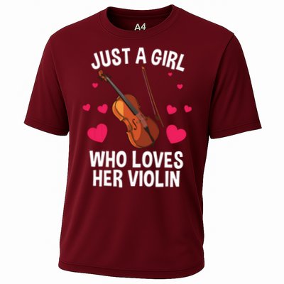 Cool Violin For Women Girl Fiddle Music Lover Violin Player Performance Shirt