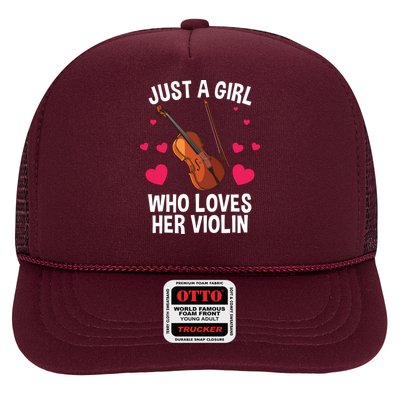 Cool Violin For Women Girl Fiddle Music Lover Violin Player Trucker Hat
