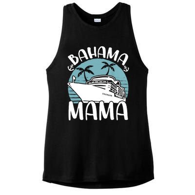 Cruising Vacation Family Trip Bahama Mama Ladies PosiCharge Tri-Blend Wicking Tank