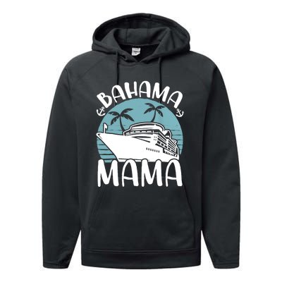 Cruising Vacation Family Trip Bahama Mama Performance Fleece Hoodie