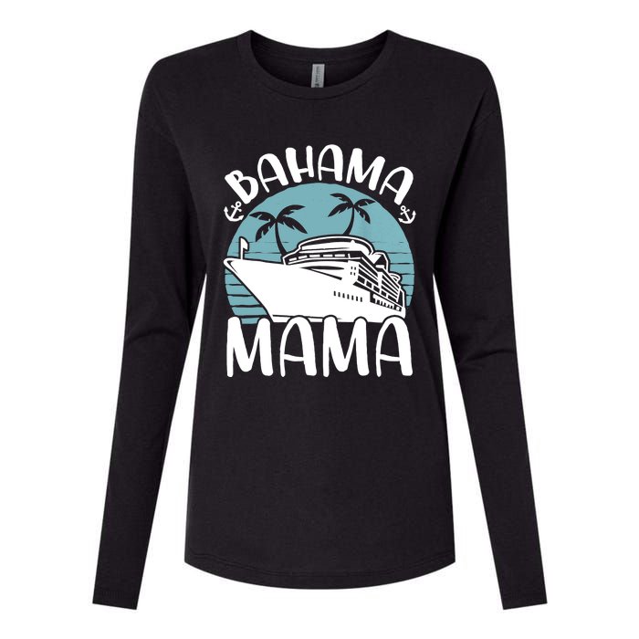 Cruising Vacation Family Trip Bahama Mama Womens Cotton Relaxed Long Sleeve T-Shirt