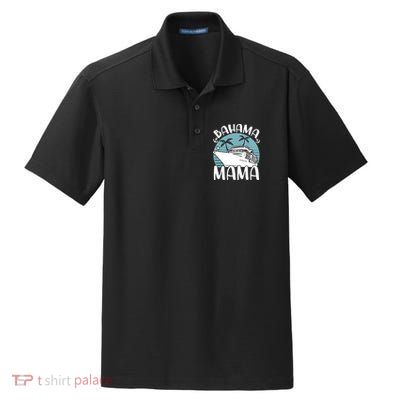 Cruising Vacation Family Trip Bahama Mama Dry Zone Grid Polo