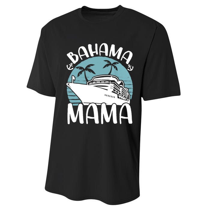 Cruising Vacation Family Trip Bahama Mama Performance Sprint T-Shirt