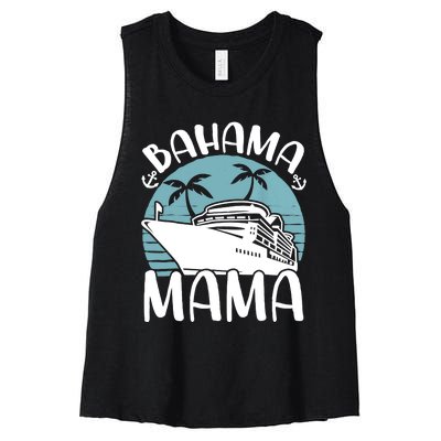 Cruising Vacation Family Trip Bahama Mama Women's Racerback Cropped Tank