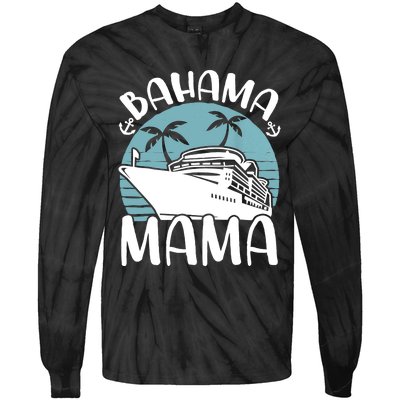 Cruising Vacation Family Trip Bahama Mama Tie-Dye Long Sleeve Shirt