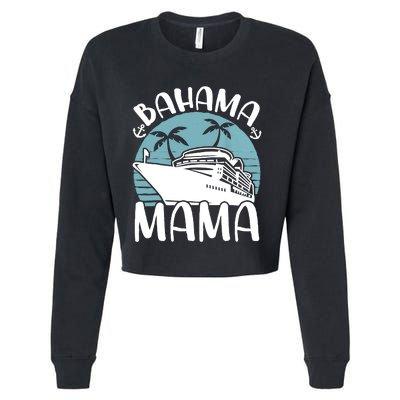 Cruising Vacation Family Trip Bahama Mama Cropped Pullover Crew