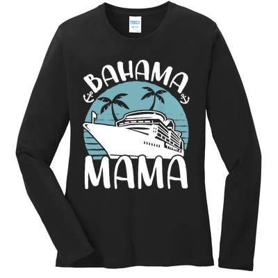 Cruising Vacation Family Trip Bahama Mama Ladies Long Sleeve Shirt