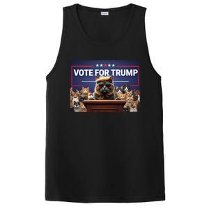 Cats Vote For Trump 2024 Election PosiCharge Competitor Tank