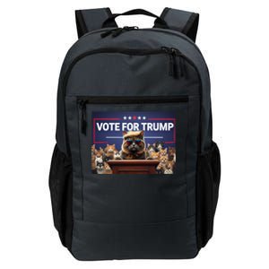 Cats Vote For Trump 2024 Election Daily Commute Backpack