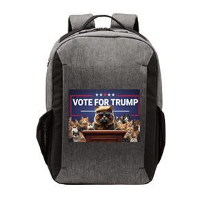 Cats Vote For Trump 2024 Election Vector Backpack