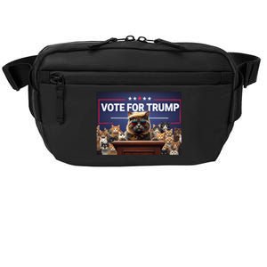 Cats Vote For Trump 2024 Election Crossbody Pack