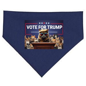 Cats Vote For Trump 2024 Election USA-Made Doggie Bandana