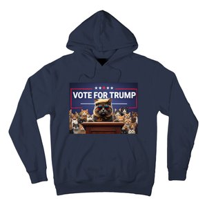 Cats Vote For Trump 2024 Election Hoodie