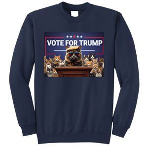 Cats Vote For Trump 2024 Election Sweatshirt