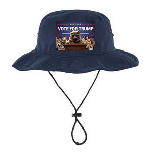 Cats Vote For Trump 2024 Election Legacy Cool Fit Booney Bucket Hat