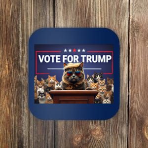 Cats Vote For Trump 2024 Election Coaster