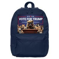 Cats Vote For Trump 2024 Election 16 in Basic Backpack